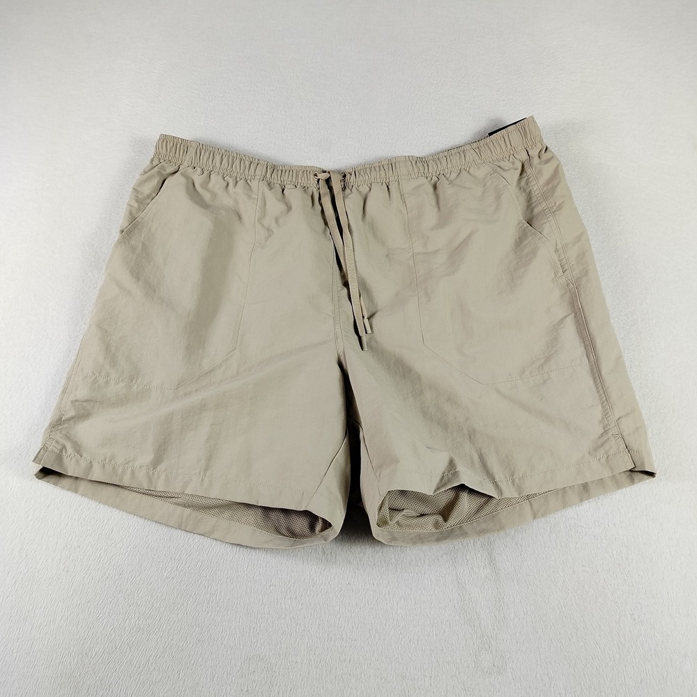 DSG Shorts Mens XL Khaki Relaxed Fit Mesh Lined‎ Water Repellent Activewear